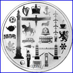 FIVE (5) 1 oz Silver Round JBR Recovery Ltd 999 Fine Icons of Britain FIVE (5) 1 oz Silver Round JBR Recovery Ltd 999 Fine Icons of Britain