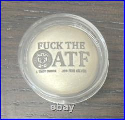 F The ATF 1 Troy Ounce. 999 Fine Silver 1 Oz Fine Silver Pit Bullion