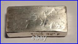 F. U. Bullion. 999 Fine 4.36 oz. Silver Bar