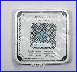 Geiger Edelmetalle Original Square 10 oz. 999 Fine Silver Bar