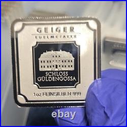 Geiger Edelmetalle Schloss Guldengossa 1 oz. 999 Fine Silver Bar