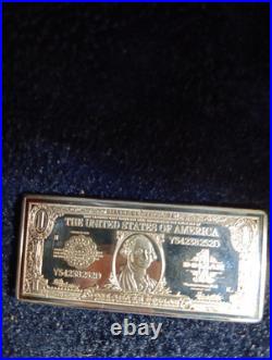 George Washington Bar 999 Fine Silver