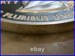 Giant Silver 50 States Commemorative Coin 4oz. 999 Fine Silver Round