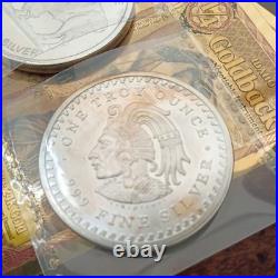 Gold & Silver Bullion 5 Idaho Goldbacks + 4 Silver Rounds Atzec Buffalo Morgan