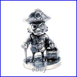 Gold Spartan Pirate Duck 1 oz. 999 fine silver statue with COA Gold Spartan Pirate Duck 1 oz. 999 fine silver statue with COA