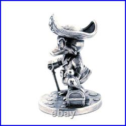 Gold Spartan Pirate Duck 1 oz. 999 fine silver statue with COA Gold Spartan Pirate Duck 1 oz. 999 fine silver statue with COA