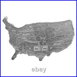 HAPPY BIRTHDAY 250 AMERICA 5 OZT. SILVER BARS of. 999 Fine SILVER. BLBSTOCK