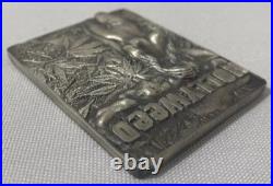 HOLLYWEED 3 Troy Oz. Sexy Bullion 3D Statue. 999 Fine Silver Art Bar HOT