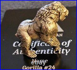 Hand Pour Ape Gorilla. 9+-ozt 999+ Fine Silver Hand Pour Ape Gorilla. 9+-ozt 999+ Fine Silver