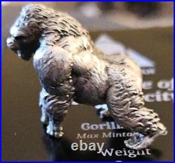 Hand Pour Ape Gorilla. 9+-ozt 999+ Fine Silver Hand Pour Ape Gorilla. 9+-ozt 999+ Fine Silver