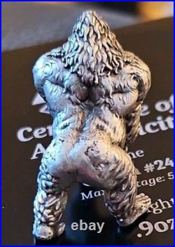 Hand Pour Ape Gorilla. 9+-ozt 999+ Fine Silver Hand Pour Ape Gorilla. 9+-ozt 999+ Fine Silver