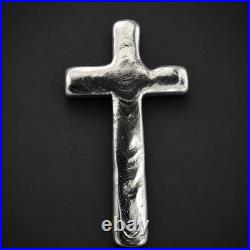 Hand-Poured Silver Cross 4 ozt. 999 Fine Silver Limited Mintage of 50