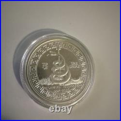 Infowars 1 oz. 999 Fine Silver Round Tip of the Spear 2025
