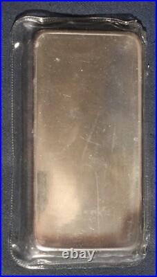 Johnson Matthey 10 oz. 999 Fine Silver Bar S/N=147340 BLANK BACK LOT 280139