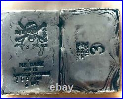 LIMITED EDITION 3 Troy Ounce MK Barz Pirate Silver Wafer Bar. 999 Fine Silver