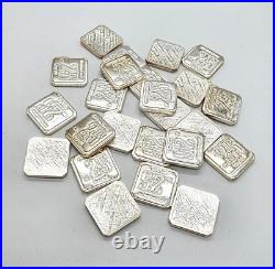 LOT Of 19 1/4oz. 999 Fine Silver Sons Of Liberty Stamped Bars