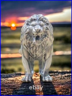 Lion Silver Statue 3 oz. 999 Fine Silver Limited Mintage TORMINT