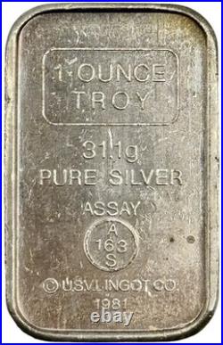 Lot Of 50 x 1981 A-Mark USVI Chunky 1 oz. 999 Fine Silver Ingot Bars Toned