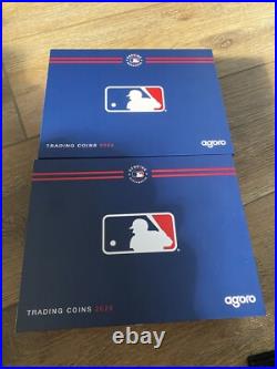 Lot Of 5 NZ Agoro Mint Mlb Trading. 999 Fine Silver Coins With 2 Boxes And Coas Lot Of 5 NZ Agoro Mint Mlb Trading. 999 Fine Silver Coins With 2 Boxes And Coas