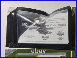 Lot Of 6 Investment Caster Wild West. 999 Fine Silver Weapons 59.4 Grams RARE