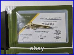 Lot Of 6 Investment Caster Wild West. 999 Fine Silver Weapons 59.4 Grams RARE