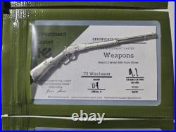 Lot Of 6 Investment Caster Wild West. 999 Fine Silver Weapons 59.4 Grams RARE