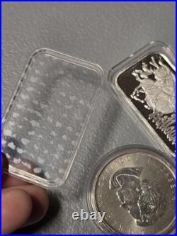 Lot Of. 999 Fine Silver 5 Oz Total