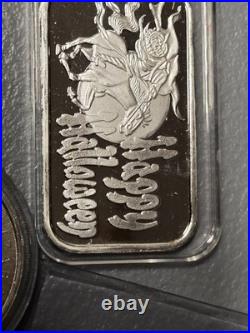 Lot Of. 999 Fine Silver 5 Oz Total