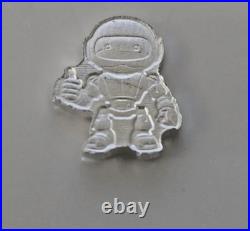 Lot of 100 x 1g gram. 999 Fine Silver Robot Lot of 100 x 1g gram. 999 Fine Silver Robot