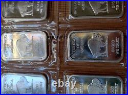 Lot of 10 1 Troy oz Buffalo. 999 Fine Silver Bars Sealed