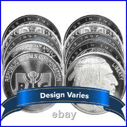 Lot of 10 1 Troy oz Silver Round. 999 Fine Secondary Market Lot of 10 1 Troy oz Silver Round. 999 Fine Secondary Market