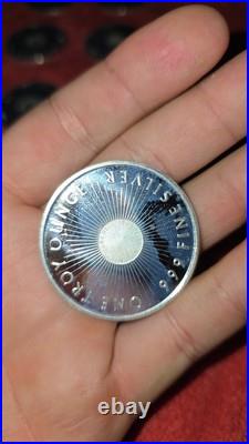 Lot of 10 1 Troy oz Sunshine Minting. 999 Fine Silver Round Mint Mark SI
