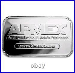 Lot of 10 1 oz Silver Bar by APMEX. 999 Fine