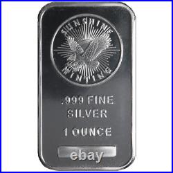 Lot of 20 1 Troy oz Sunshine Mint. 999 Fine Silver Bar Mint Mark SI Sealed