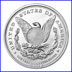 Lot of 2 1 Troy oz Sunshine Mint Morgan. 999 Fine Silver Round Mint Mark SI