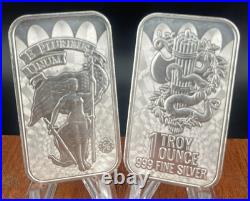 Lot of (2) Unity & Liberty Symbol 1 oz. 999 Fine Silver Bars Lot of (2) Unity & Liberty Symbol 1 oz. 999 Fine Silver Bars