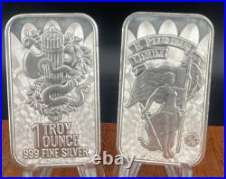 Lot of (2) Unity & Liberty Symbol 1 oz. 999 Fine Silver Bars Lot of (2) Unity & Liberty Symbol 1 oz. 999 Fine Silver Bars