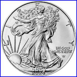 Lot of 3 2026 1 oz. 999 Fine Silver American Eagle $1 Coin BU