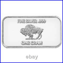 Lot of 500x 1g. 999 Fine Silver Assorted Bars and Rounds You Choose