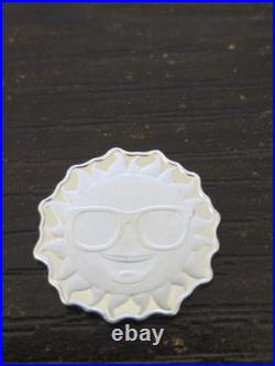 Lot of 50x 1g. 999 Fine Silver Sun