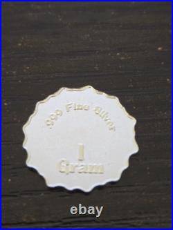 Lot of 50x 1g. 999 Fine Silver Sun