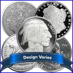 Lot of 5 1 Troy oz Silver Round. 999 Fine Secondary Market
