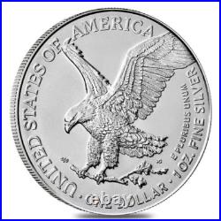Lot of 5-2022 American Silver Eagle $1 Coin 1 oz. 999 Fine Silver BU Lot of 5-2022 American Silver Eagle $1 Coin 1 oz. 999 Fine Silver BU