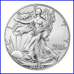 Lot of 5 2024 American Silver Eagle $1 Coin 1 oz. 999 Fine Silver BU