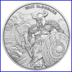 Lot of 5 Legendary Warriors Series Set 1 Troy oz. 999 Fine Silver Rounds
