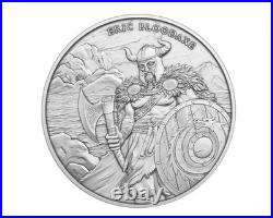 Lot of 5 Legendary Warriors Series Set 1 Troy oz. 999 Fine Silver Rounds