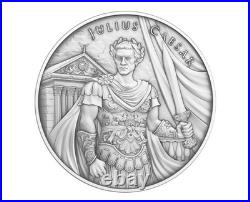 Lot of 5 Legendary Warriors Series Set 1 Troy oz. 999 Fine Silver Rounds