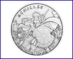 Lot of 5 Legendary Warriors Series Set 1 Troy oz. 999 Fine Silver Rounds