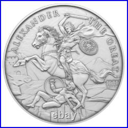 Lot of 5 Legendary Warriors Series Set 1 Troy oz. 999 Fine Silver Rounds