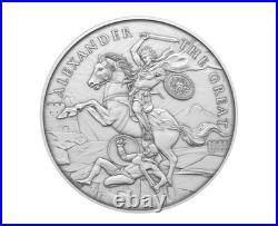 Lot of 5 Legendary Warriors Series Set 1 Troy oz. 999 Fine Silver Rounds